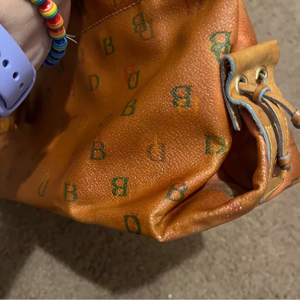 Dooney & Bourke Vintage Y2K Pink Leather Tote Bag - Picture 14 of 16